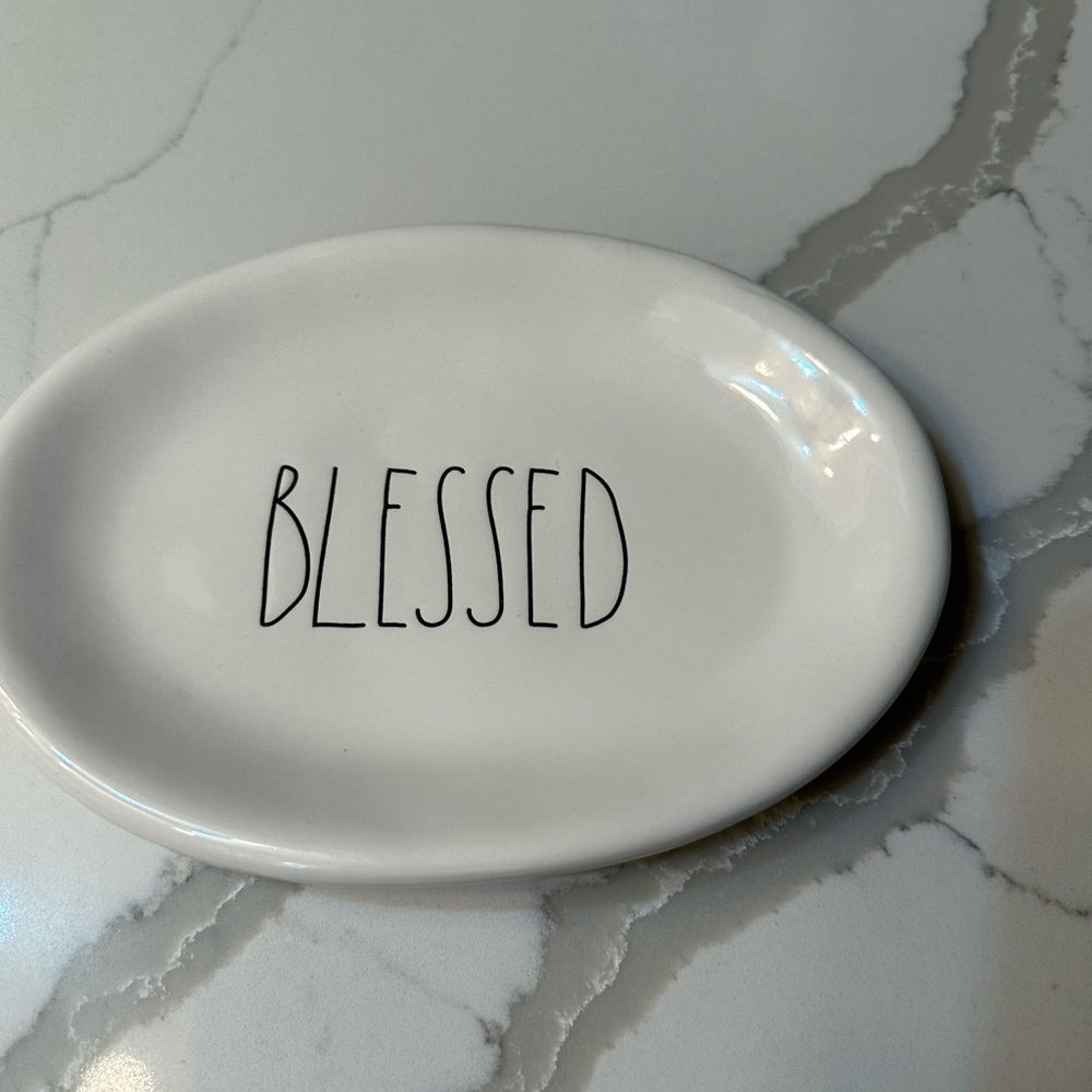 BLESSED Rae Dunn Oval Plate - Picture 8 of 8